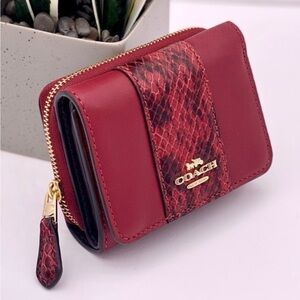 Coach Small Trifold Wallet In Colorblock